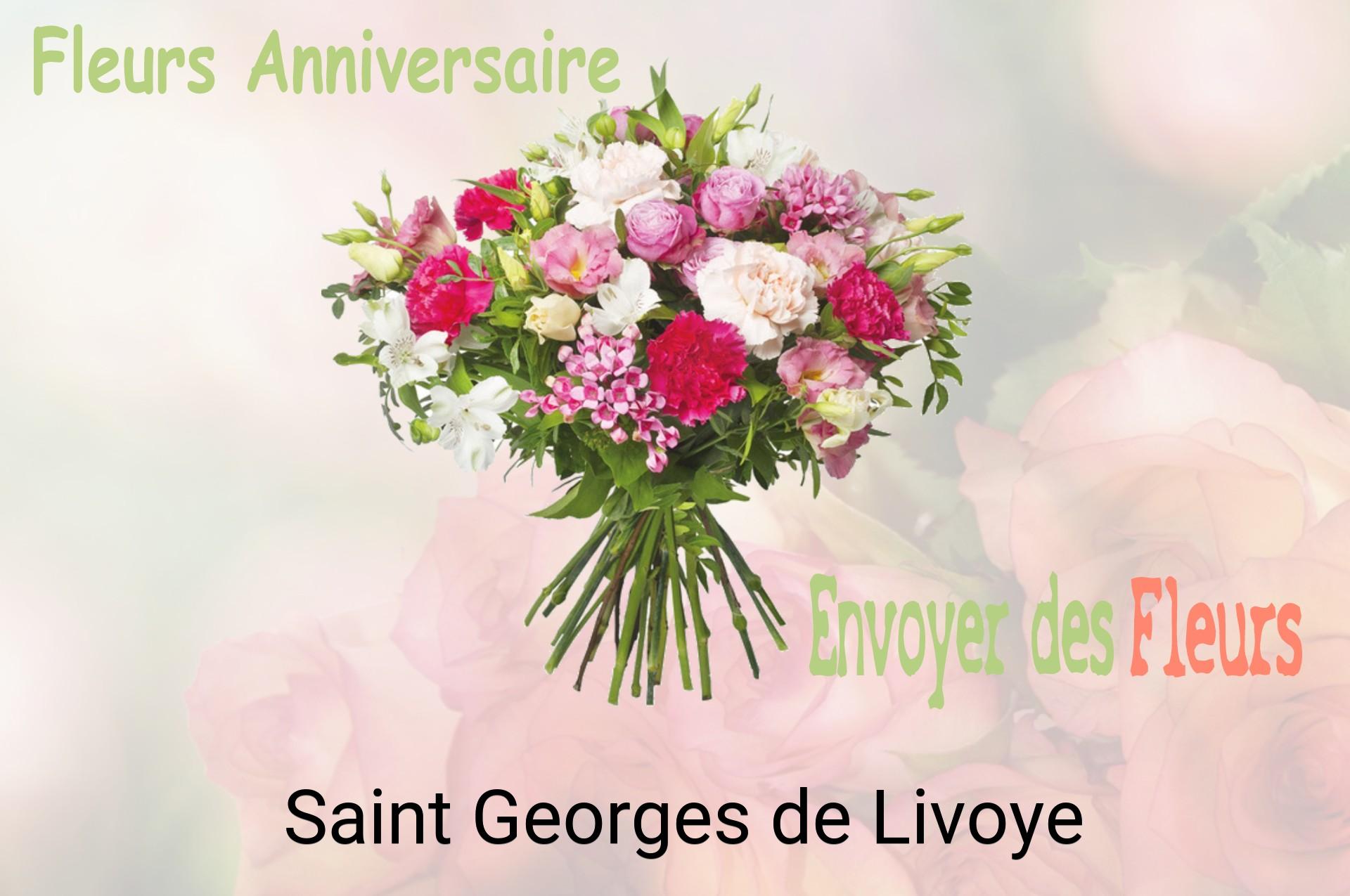 Bouquet de fleurs d’anniversaire livré à Saint-Georges-de-Livoye
